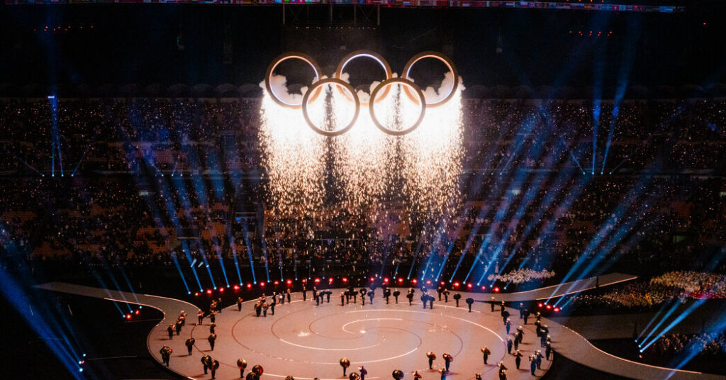 At the Winter Olympics, Covering the Piste and Big Parma