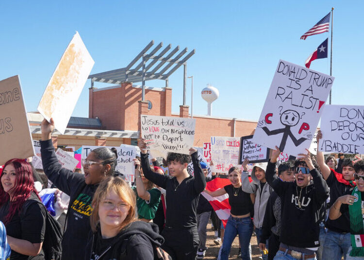 Students Across the U.S. Are Protesting ICE. Texas Wants to Punish Their Schools.