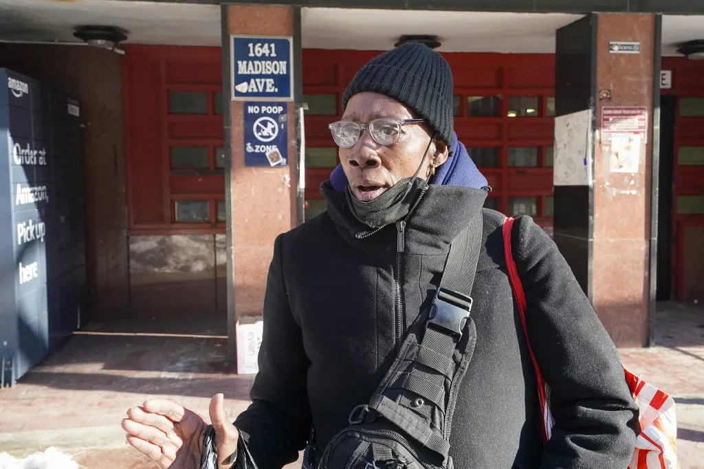 Juanita Arnold, age 61, said if it wasn't for menopause, she does not know how she would have made it three months without heat. 