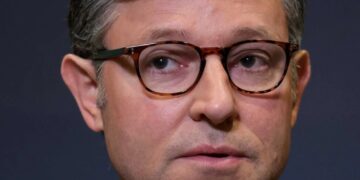 ‘Nope!’ Mike Johnson shut down by NBC host after repeating false election claims