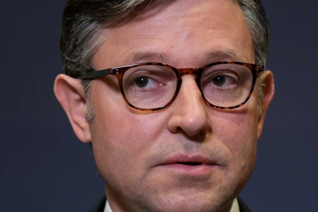 ‘Nope!’ Mike Johnson shut down by NBC host after repeating false election claims