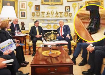 Trump, 79, Lets Cankles Slip in Photo With World Leader