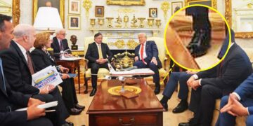 Trump, 79, Lets Cankles Slip in Photo With World Leader