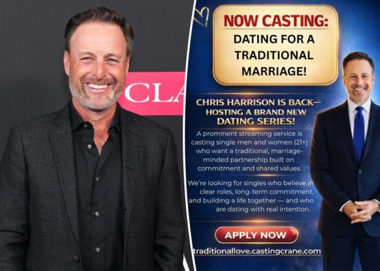 Chris Harrison hawking ‘traditional marriage’ dating show 5 years after exiting ‘Bachelor’ over racism concerns