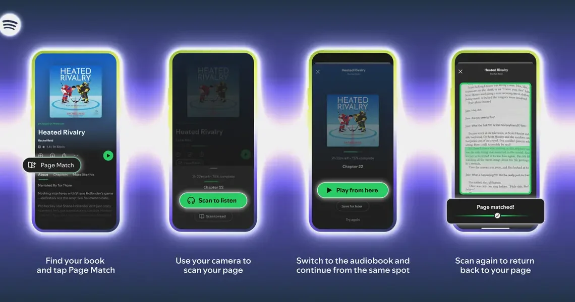 Spotify has a new way to sync your audiobook with your paper book. This solves a big problem I’ve been having.