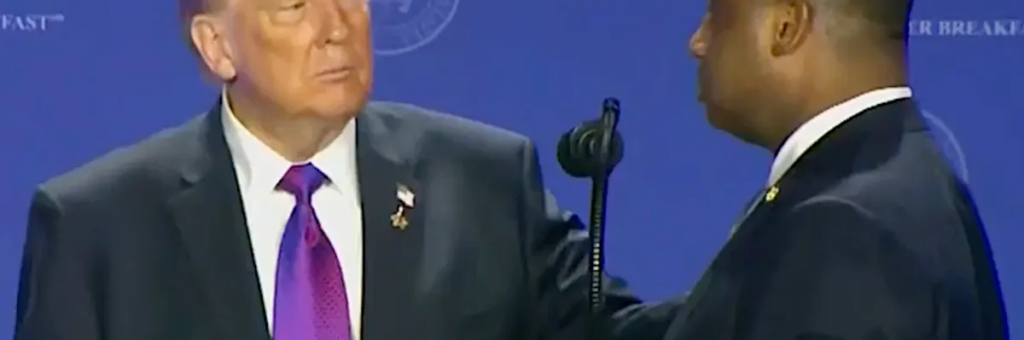 Dem lawmaker stuns by shaming Trump at Prayer Breakfast: ‘Somebody’s about to get audited’