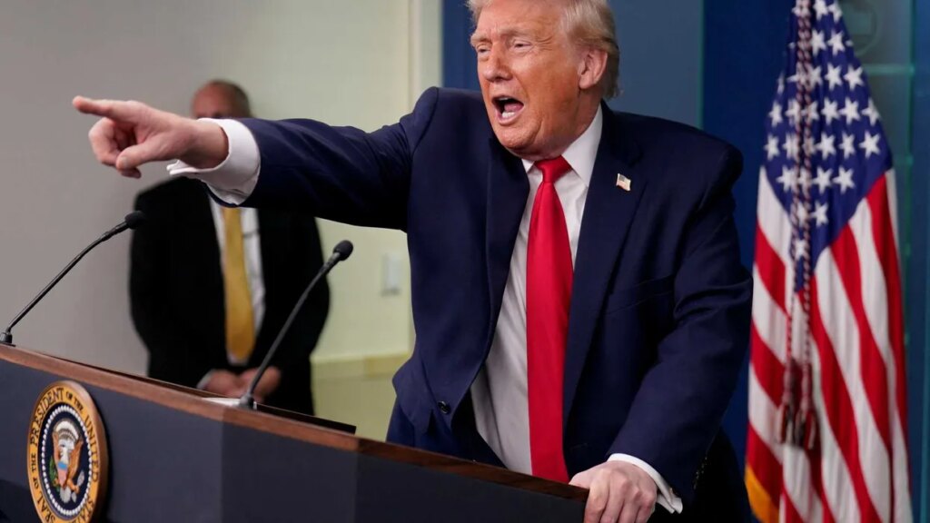 Trump lashes out at critics, warns networks against booking his former aides