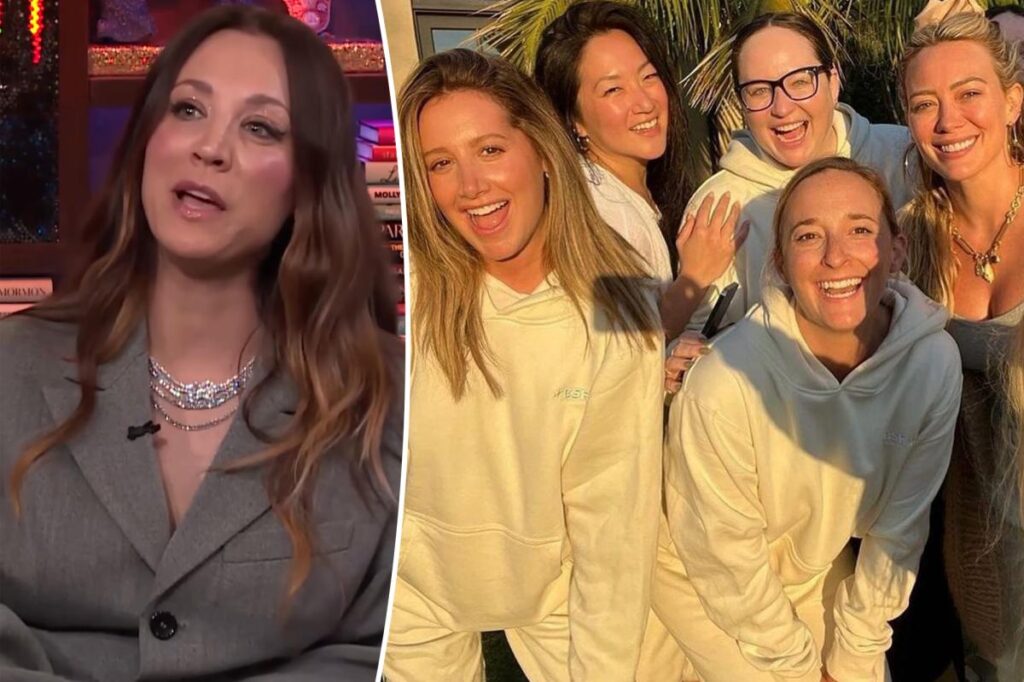 Kaley Cuoco eviscerates Ashley Tisdale over ‘toxic’ mom group drama: ‘Just leave, baby’