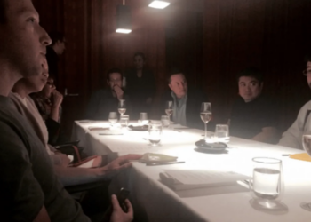 New photo appears to show ‘wild’ Epstein dinner with Mark Zuckerberg and Elon Musk