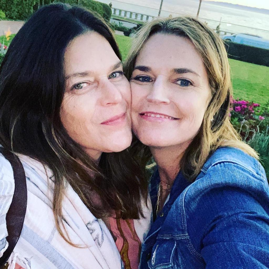 Savannah Guthrie and Ann Guthrie smiling together.