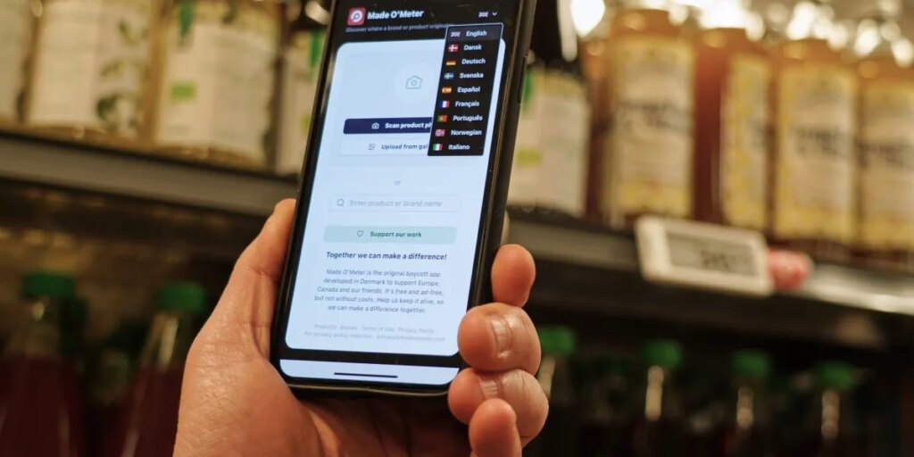 Trump’s Greenland crisis triggered a surge in apps designed to help shoppers boycott U.S. goods, though few American imports are on store shelves