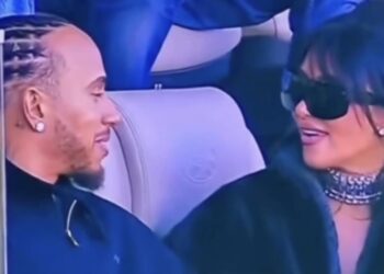 Kim Kardashian and Lewis Hamilton hard launch romance at Super Bowl 2026 in first public outing