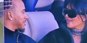 Kim Kardashian and Lewis Hamilton hard launch romance at Super Bowl 2026 in first public outing