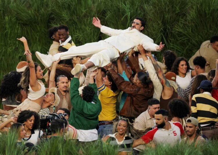 ‘Hypocrites’: GOP lambasted as video shows halftime show played at Trump Super Bowl party