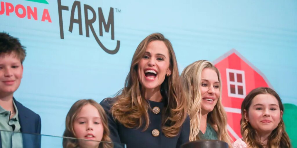 Jennifer Garner’s Once Upon a Farm IPO jumps 40% as the company raises $198 million