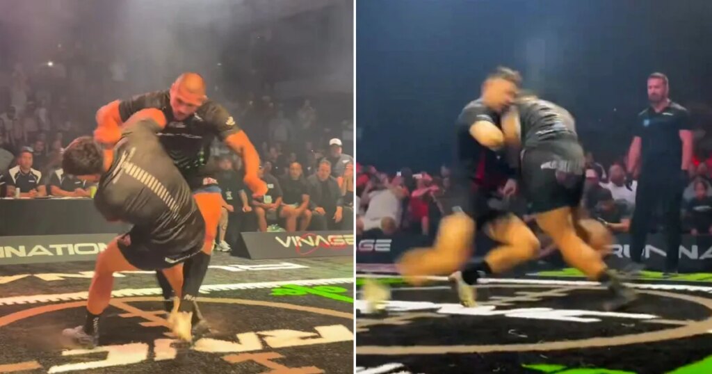 Forget the NFL: New Sport Forces Two Massive Guys to Smash Into Each Other like Rhinos
