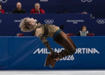 ‘Quad God’ Ilia Malinin Leads in Men’s Skating Short Program