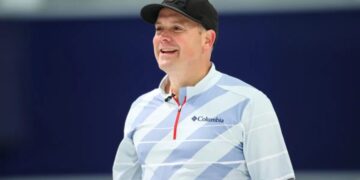 ‘I’m not the dad and I’m not the coach’: Meet the 54-year-old personal injury attorney stealing America’s hearts at the Olympics