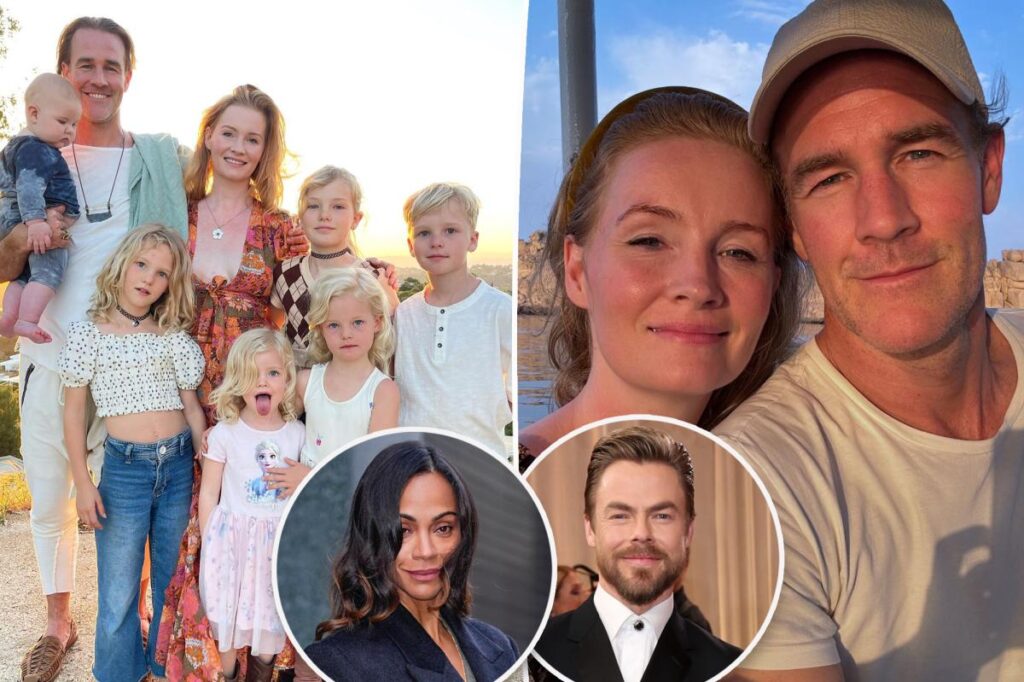 All the celebs who donated to James Van Der Beek’s family’s GoFundMe: Zoe Saldaña, Derek Hough and more