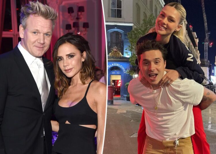 Gordon Ramsay thinks Brooklyn Beckham is blinded by love as he gives update on ‘upset’ Victoria Beckham
