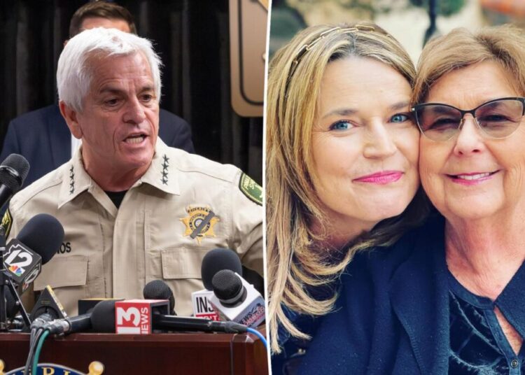 ‘Exhausted’ Nancy Guthrie sheriff admits it could take ‘years’ to find Savannah’s abducted mother