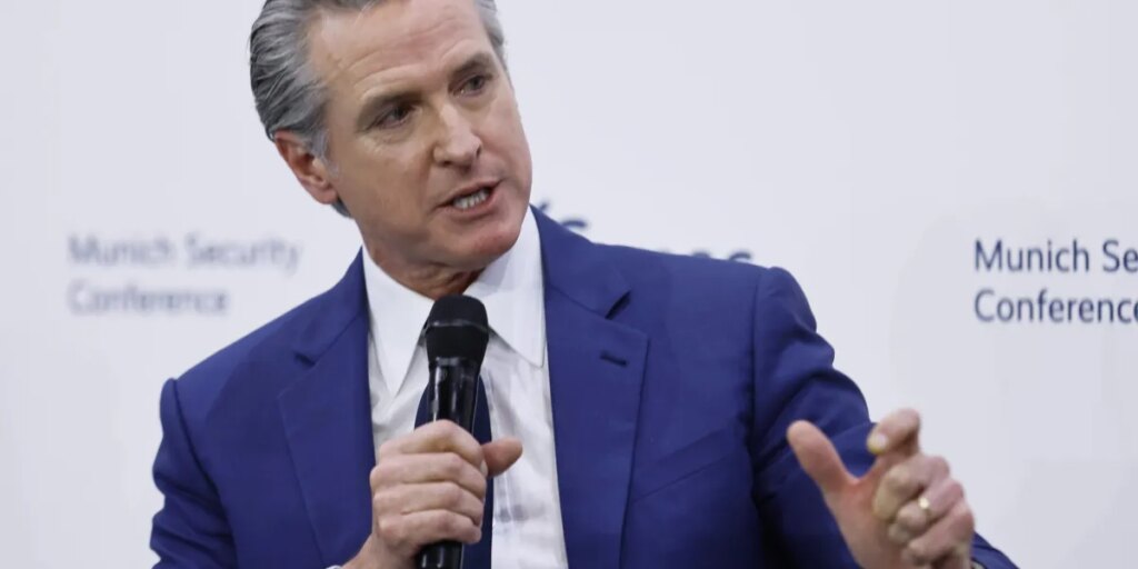Newsom pleads with U.S. allies in Europe to see Trump as temporary