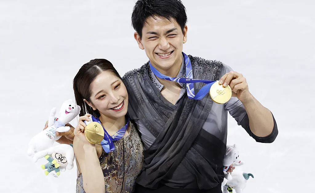 Japan’s Riku Miura and Ryuichi Mihara Are the Olympic Pairs Skating Champions