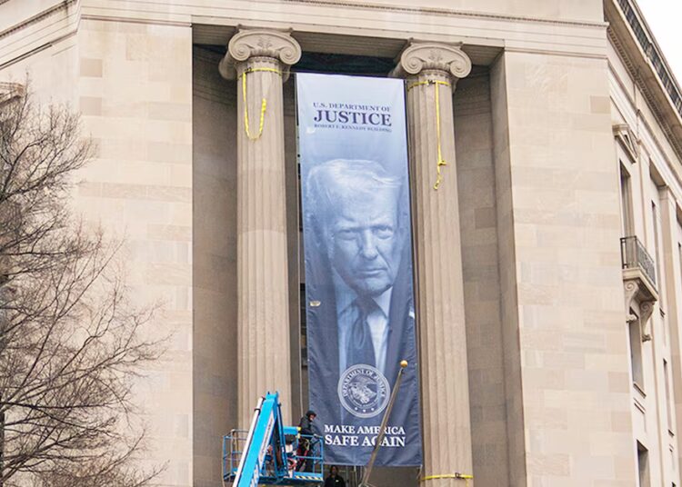 Egomaniac Trump Sticks His Face on Another Kennedy Building