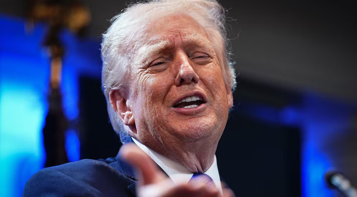 Trump, 79, Squeals From Darkened Room at ‘Lap Dog’ Justices