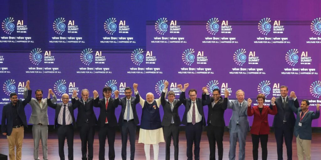 Inside India’s AI Impact Summit: Robot fraud, gridlocked roads, and a no-show from Bill Gates