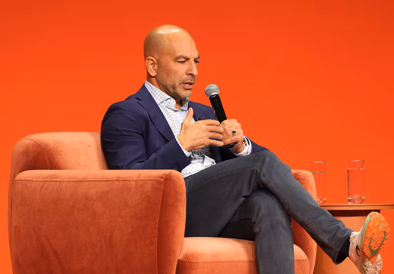 Peter Attia speaks onstage during The New York Times Well Festival 2025 at Duggal Greenhouse on May 07, 2025 in New York City.