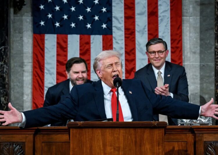 ‘This is false’: One of Trump’s biggest claims at address fact-checked by his own website