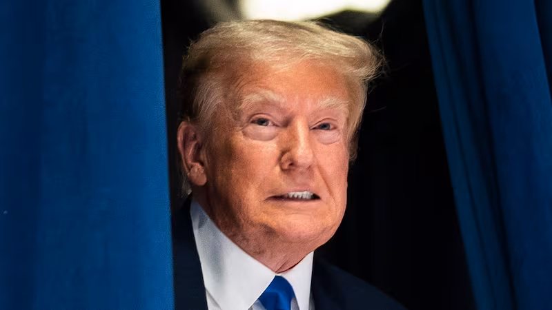 Washington, DC - September 15 :  Former President Donald Trump walks out to speak at the Concerned Women for America Summit held at the Capitol Hilton on Friday, Sept 15, 2023, in Washington, DC. (Photo by Jabin Botsford/The Washington Post via Getty Images)