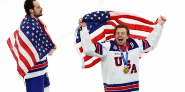 Team USA hockey player faces backlash over Trump joke: ‘We should’ve reacted differently’