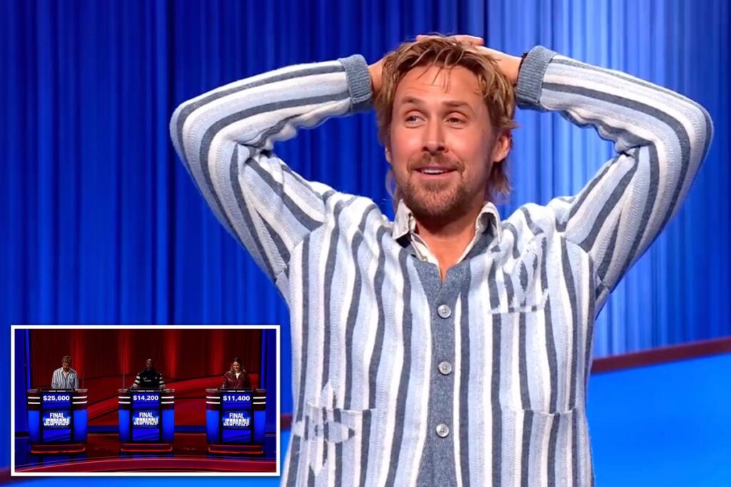 Watch: Ryan Gosling throws a ‘Hail Mary’ on this ‘Jeopardy!’ parody