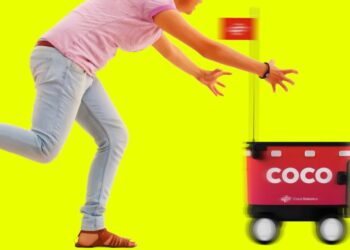 Woman Annoyed When Delivery Robot Comes Into Her Yard, Tears Up Her Garden and Steals Her Fence