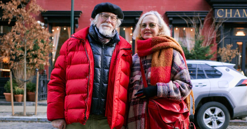 A Pair With Clothes as Lively as Their Banter