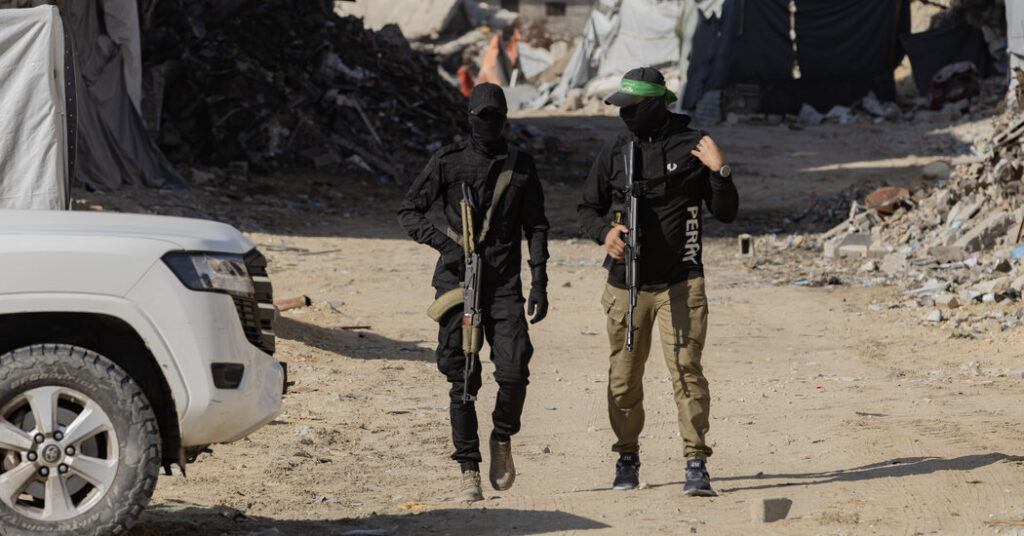 Trump’s ‘Board of Peace’ Presses Hamas on Disarmament, Officials Say