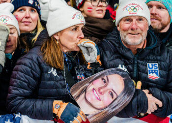 Look, Ma! Or Maybe Don’t. Parents of Some Olympians Face Extreme Fear.