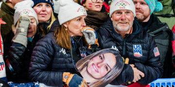 Look, Ma! Or Maybe Don’t. Parents of Some Olympians Face Extreme Fear.