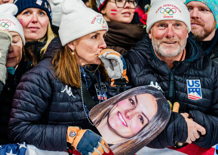 Look, Ma! Or Maybe Don’t. Parents of Some Olympians Face Extreme Fear.