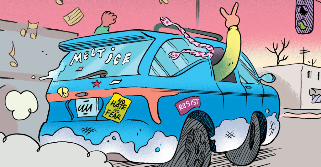 In the Resistance, We Drive Minivans