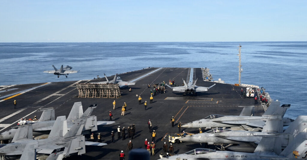 U.S. Military Moves Into Place for Possible Strikes in Iran