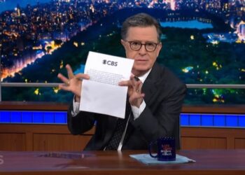 Stephen Colbert Finds a Place to File CBS’s Surprise Statement