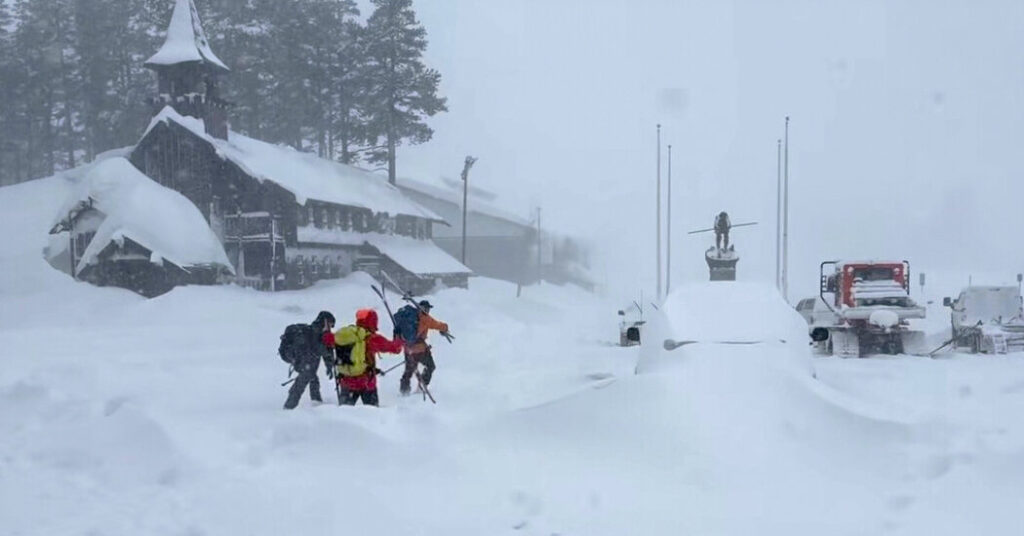 Nine Skiers Still Missing After Lake Tahoe Avalanche