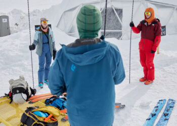 Backcountry Skiers Carry a Variety of Safety Gear