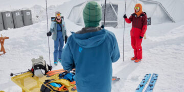 Backcountry Skiers Carry a Variety of Safety Gear