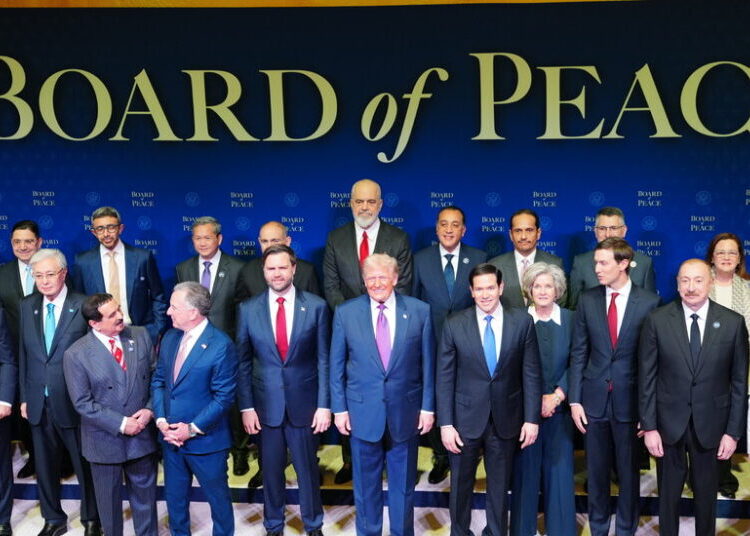With a Golden Gavel and a Threat to Iran, Trump Launches His Board of Peace