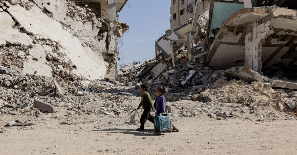 In Devastated Gaza, Grandiose Peace Plans Clash With Reality