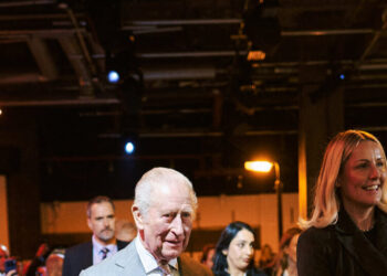 King Charles Attends a Fashion Event